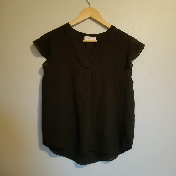 Calvin Klein Flowy Blouse - Picture 1 of 6